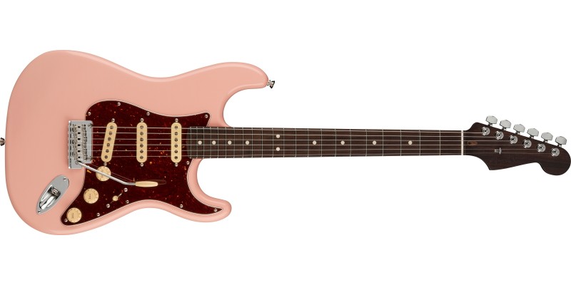 Fender Limited Edition American Professional II Stratocaster Shell Pink Rosewood Neck Front