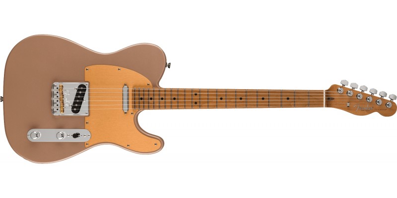 Fender Limited Edition American Professional II Telecaster Shoreline Gold Roasted Maple Front