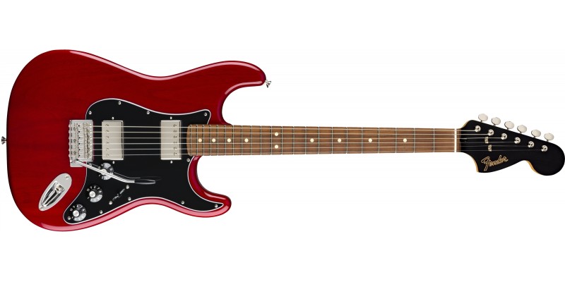 Fender Limited Edition Mahogany Blacktop Stratocaster HH Crimson