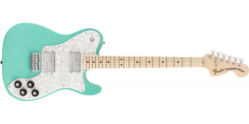 Fender Limited Edition MIJ Traditional ‘70s Telecaster Deluxe Sea Foam Green Front