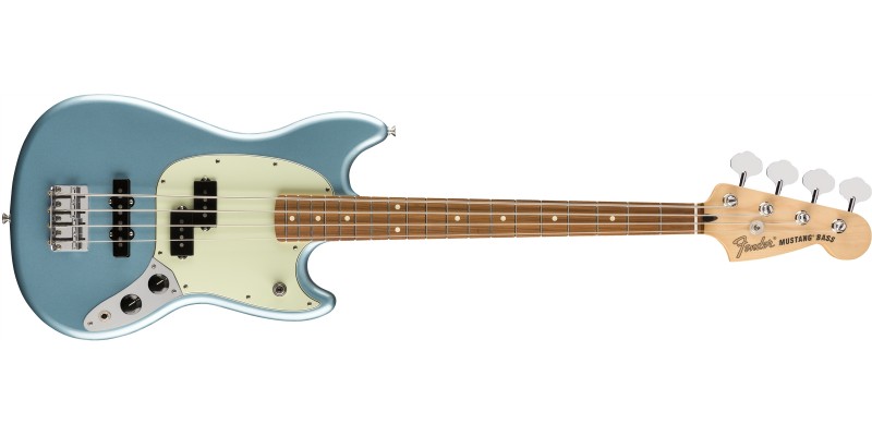 Fender Limited Edition Mustang PJ Bass Tidepool Front
