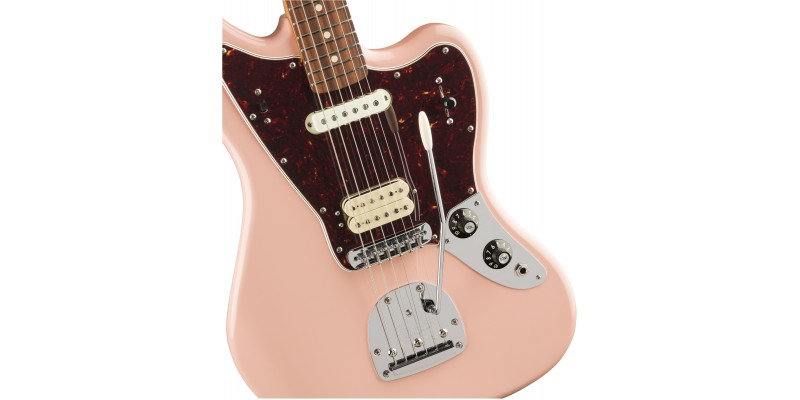 Fender player jaguar shell pink sale