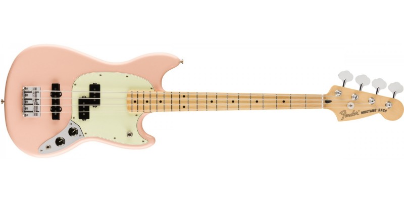 Fender Limited Edition Player Mustang Bass PJ Shell Pink B Stock MX21143900 Main