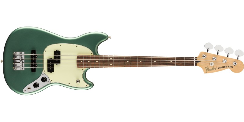 Fender mustang deals bass sherwood green