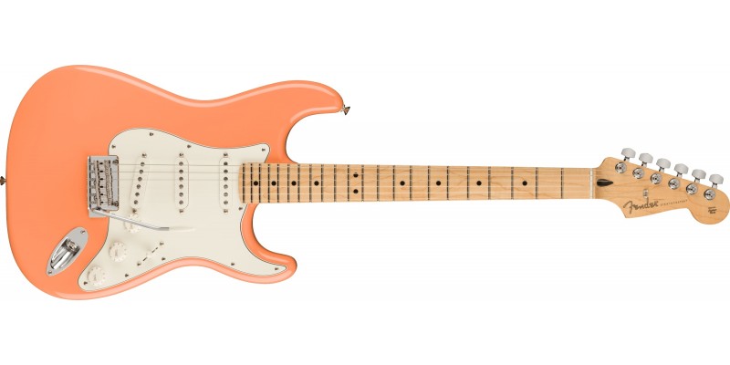 Fender Limited Edition Player Stratocaster Maple Fingerboard Pacific Peach Front