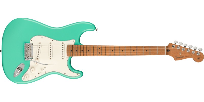 Fender Limited Edition Player Stratocaster Roasted Maple Sea Foam Green Front