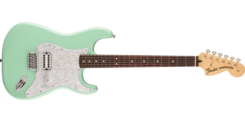 Fender Limited Edition Tom Delonge Stratocaster Surf Green Front