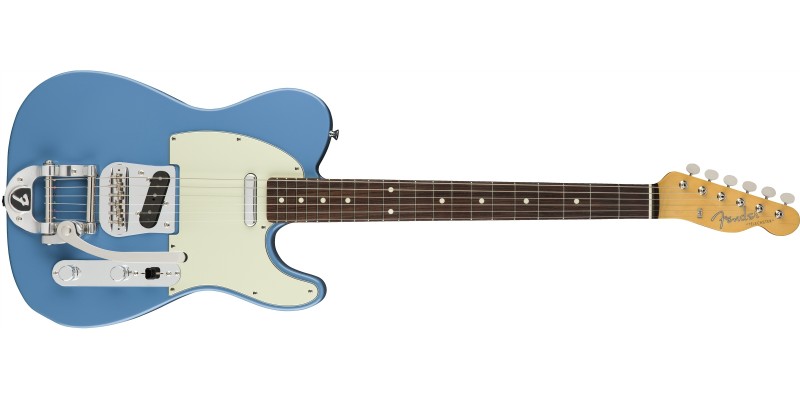Fender Limited Edition MIJ Traditional ‘60s Telecaster Bigsby Candy Blue Front