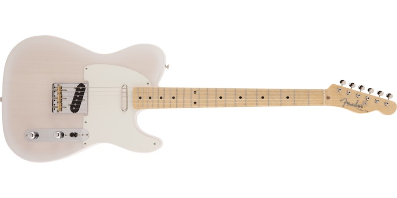 Fender Made in Japan Traditional 50s Telecaster Maple Fingerboard White Blonde Front