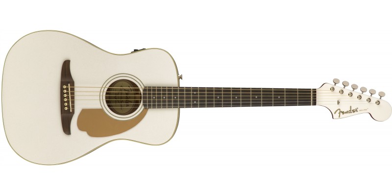 Fender Malibu Player Arctic Gold Front