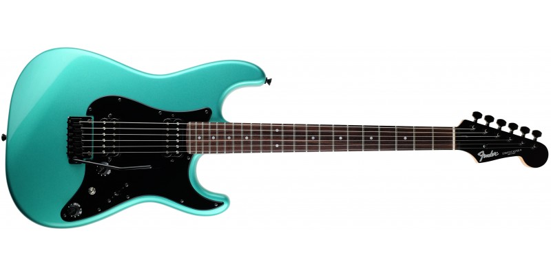 Fender MIJ Boxer Series Stratocaster HH Sherwood Green Metallic Ex Demo Front