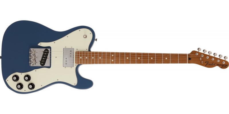 Fender MIJ Hybrid Limited Edition Telecaster Custom Indigo Roasted Maple Front
