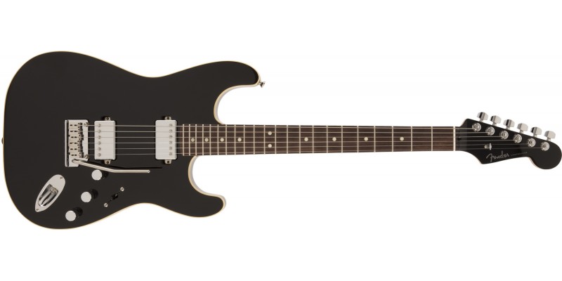 Fender MIJ Modern Stratocaster HH Black Front