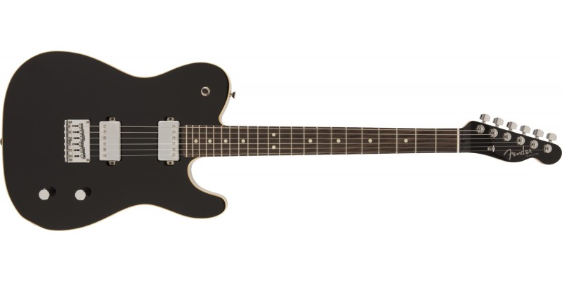 Fender MIJ Modern Telecaster HH Black Front