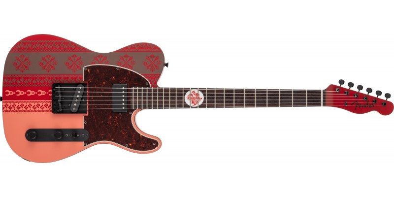 Fender Limited Edition MIJ Monster Hunter Rathalos Telecaster Rathalos Red