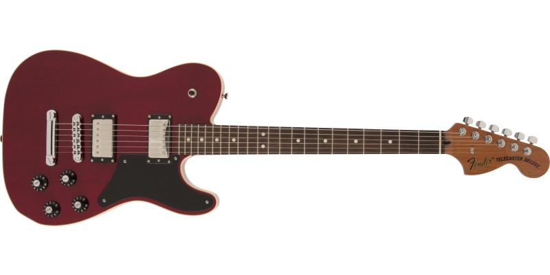 Fender MIJ Troublemaker Telecaster Crimson Red Front