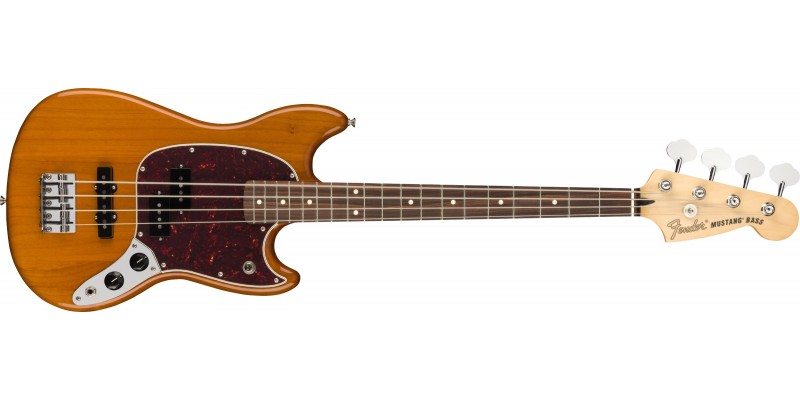 Fender mustang bass aged natural new arrivals