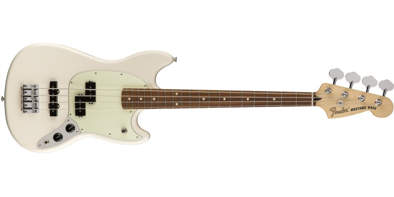 Fender Offset Mustang Bass PJ Olympic White