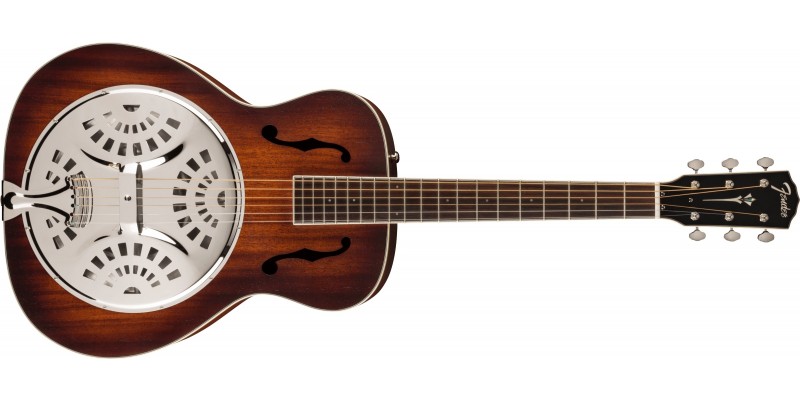 Fender Paramount PR-180E Resonator Aged Cognac Burst Front