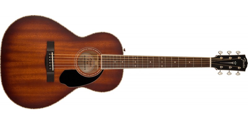 Fender Paramount PS 220E Parlour Aged Cognac Burst Guitar