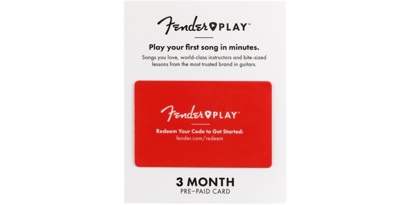 Fender Play 3 Month Subscription Prepaid Card (UK)