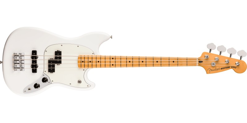 Fender Player II Mustang Bass PJ Polar White