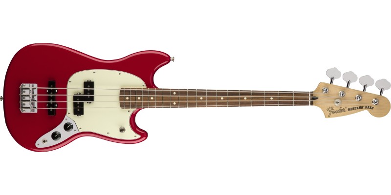 Fender Player Mustang Bass PJ Torino Red Front