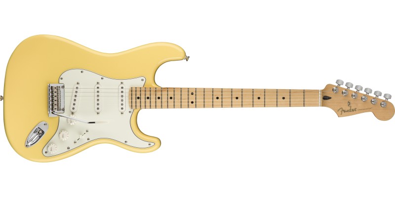 Fender Player Stratocaster Buttercream Maple B Stock Headstock Front