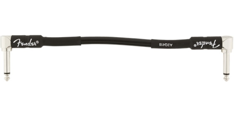 Fender Professional Series Patch Cable Angle Angle 6 Inch Black Front