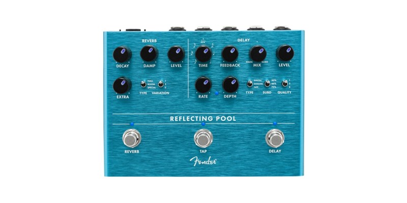 Fender delay outlet reverb pedal