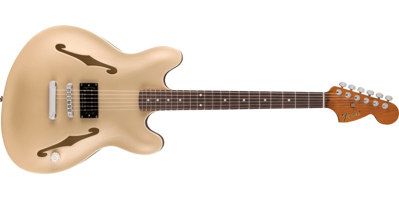 Fender Tom DeLonge Starcaster Satin Shoreline Gold