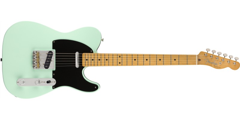 Fender Vintera 50s Telecaster Modified Surf Green Front