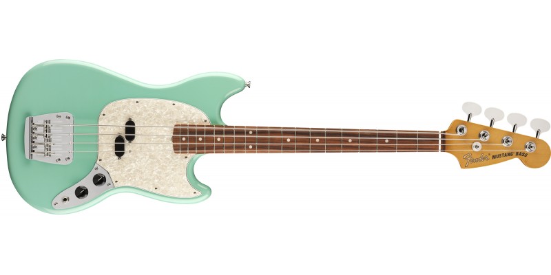 Fender Vintera 60s Mustang Bass Sea Foam Green Front