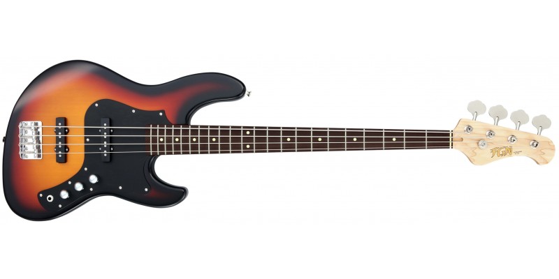 FGN Boundary Mighty Jazz BMJ-R 3-Tone Sunburst Front