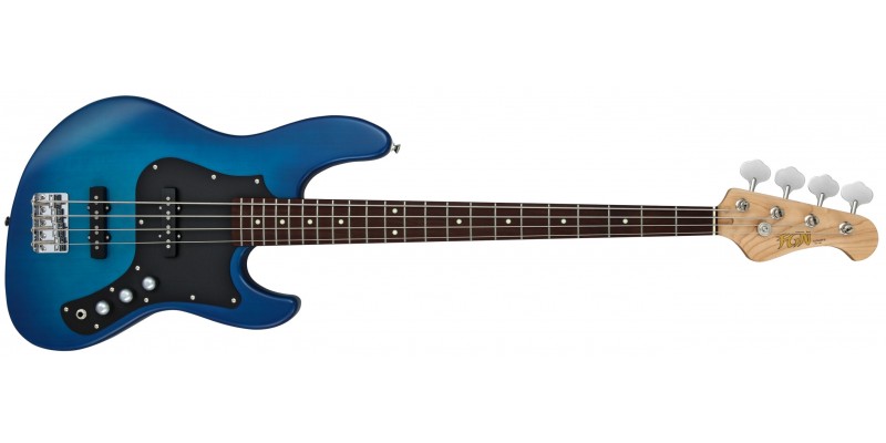 FGN Boundary Mighty Jazz BMJ-R Transparent Blue Sunburst Front