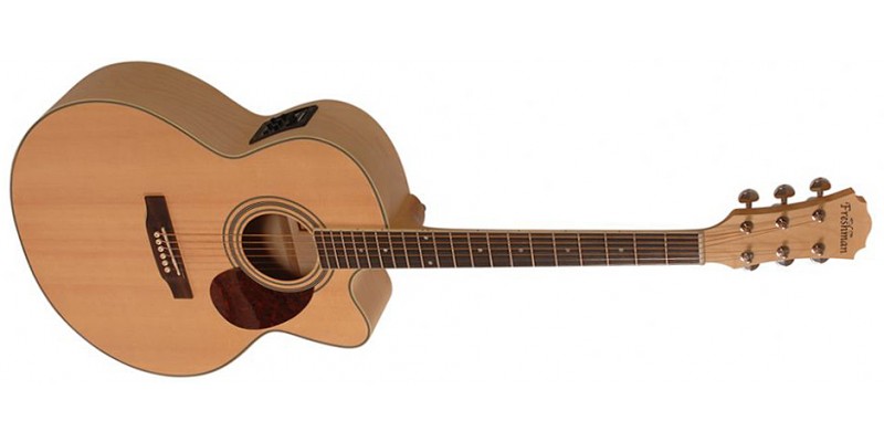 Freshman AP3JEM Jumbo Cutaway Electro Acoustic Guitar