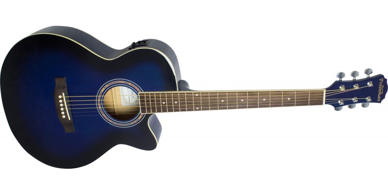 Freshman RENOCBL Blue Renegade Electro Acoustic Guitar