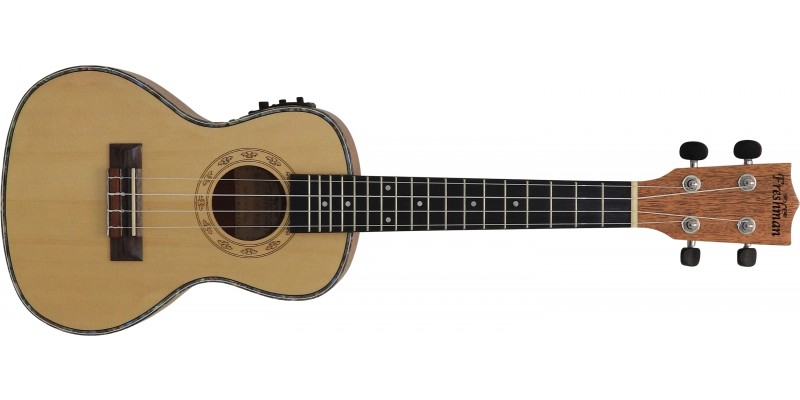 Freshman-UKSPRUCE-Electro-Acoustic-Concert-Ukulele-Front-Angle