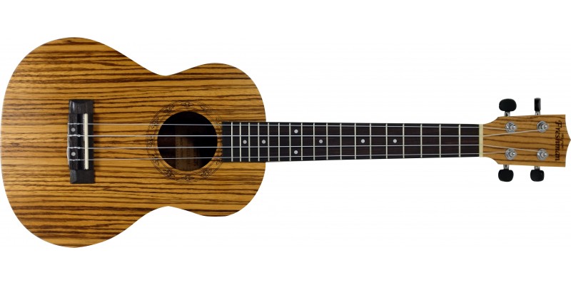 Freshman-UKZEBRAT-Zebrano-Tenor-Ukulele-Front