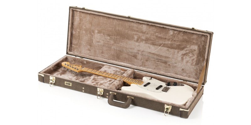 Vintage electric cheap guitar case