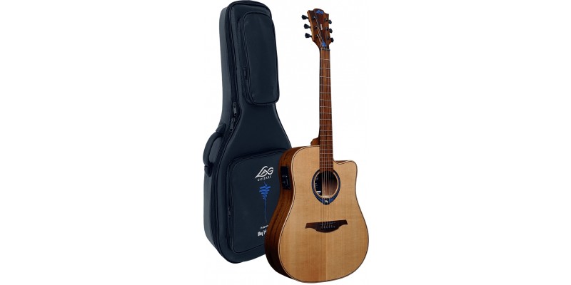 LAG THV10DCE Tramontane HyVibe 10 Guitar