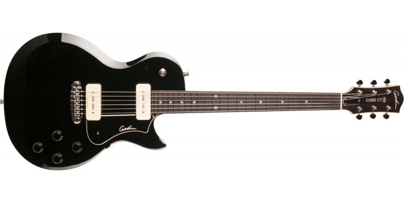 Godin Core CT P90 Black GT Electric Guitar