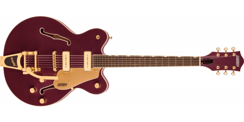 Gretsch Electromatic Pristine Limited Edition Center Block Double-Cut with Bigsby Dark Cherry Metallic