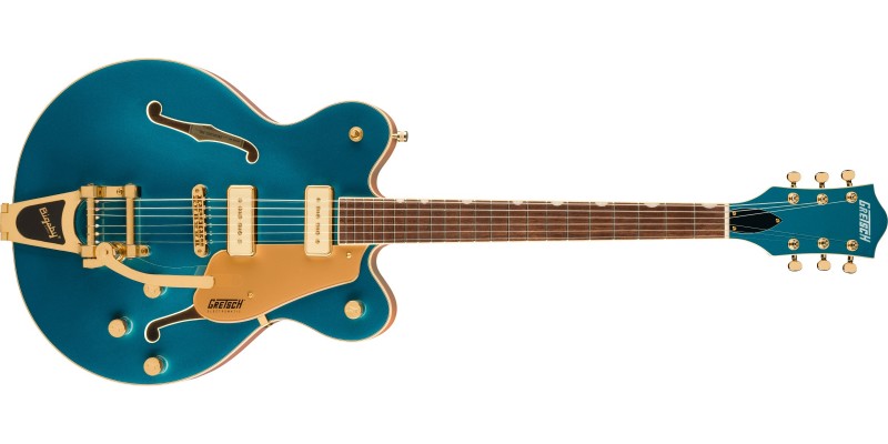 Gretsch Electromatic Pristine Limited Edition Center Block Double-Cut with Bigsby Petrol