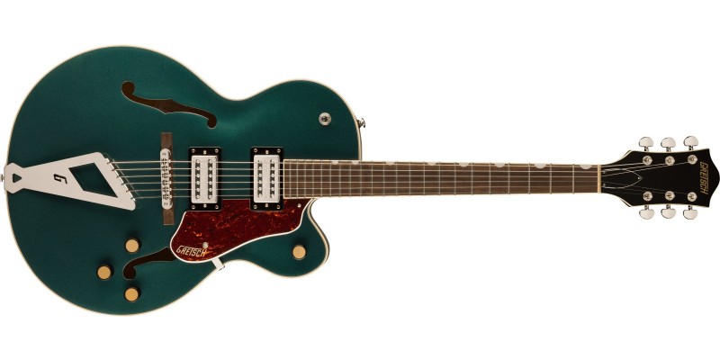 Gretsch G2420 Streamliner Hollow Body with Chromatic II Cadillac Green Front