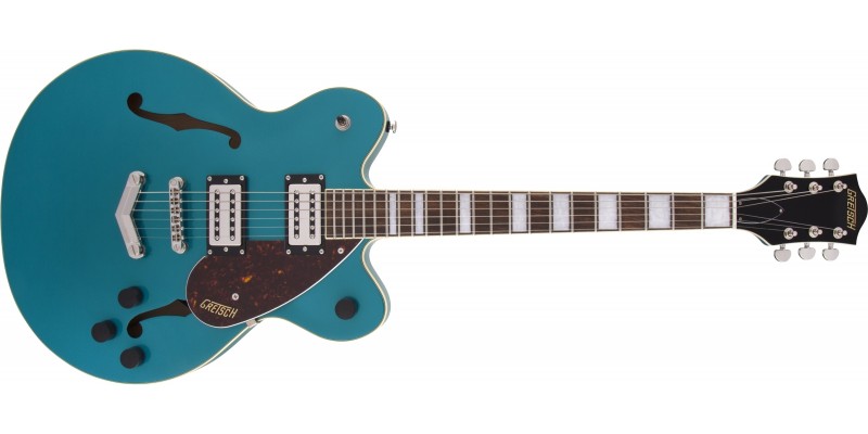 Gretsch G2622 Streamliner Center Block Double-Cut with V-Stoptail Ocean Turquoise Front