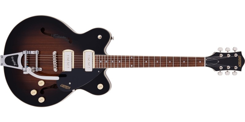Gretsch G2622T-P90 Streamliner Center Block Double-Cut P90 with Bigsby Laurel Fingerboard Brownstone Front