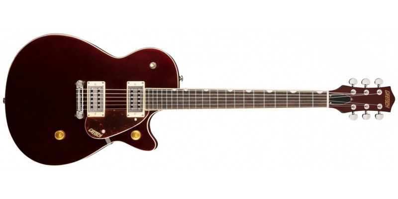 Gretsch Limited Edition Streamliner G2217 Jr Jet Club Broad'Tron Dark Cherry Metallic Front
