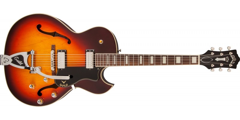 Guild CE-100D Capri with Bigsby Antique Burst