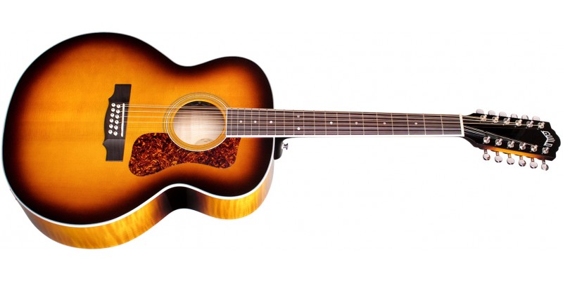 Guild F-2512E Deluxe Westerly 12-String Electro-Acoustic Antique Sunburst Front
